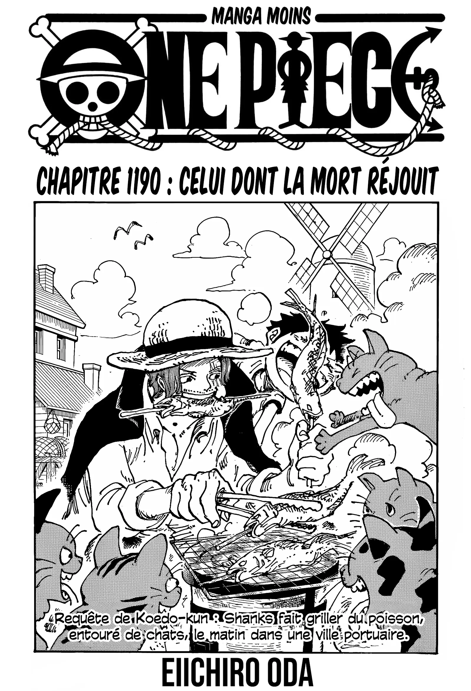       One   Piece La personne dont la mort rendrait les gens heureux Page 1